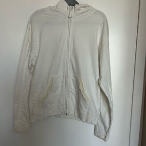 Diesel Cream Terry Zip Hoodie